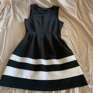 Black and white dress
